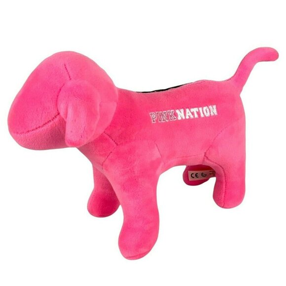 Victorias Secret Pink Nation Plush Dog Stuffed Animal 13 Inch - Picture 3 of 8